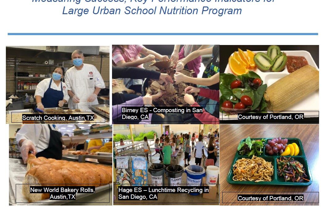 Measuring Success, Key Performance Indicators for Large Urban School Nutrition Program