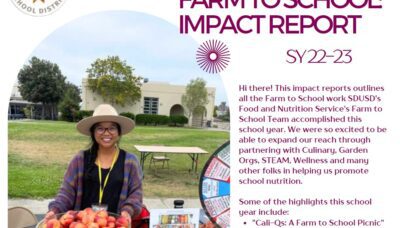 San Diego Unified School District – Farm to School Impact Report SY 22-23
