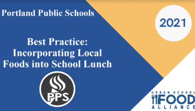 Incorporating Local Foods into School Lunch