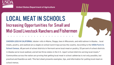 USDA: Local Meat in Schools