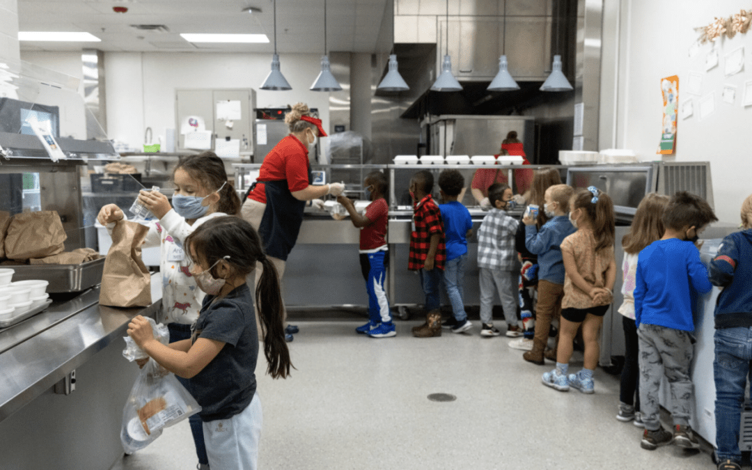 The New York Times: No Veggies, No Buns, Few Forks: Schools Scramble to Feed Students Amid Shortages