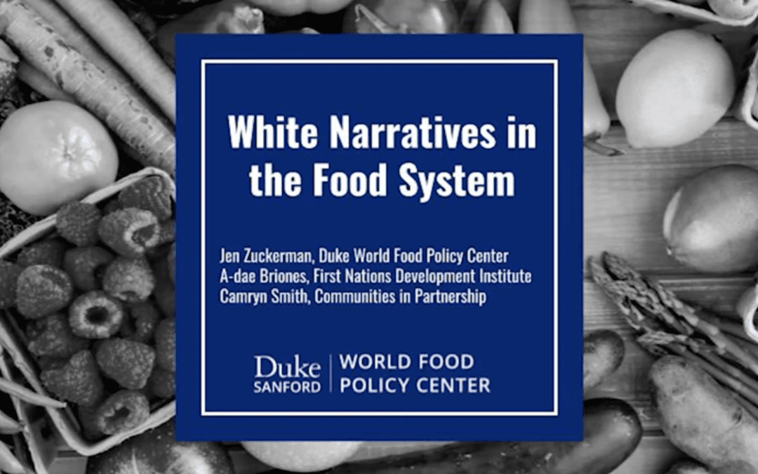 Examining Whiteness in the Food System