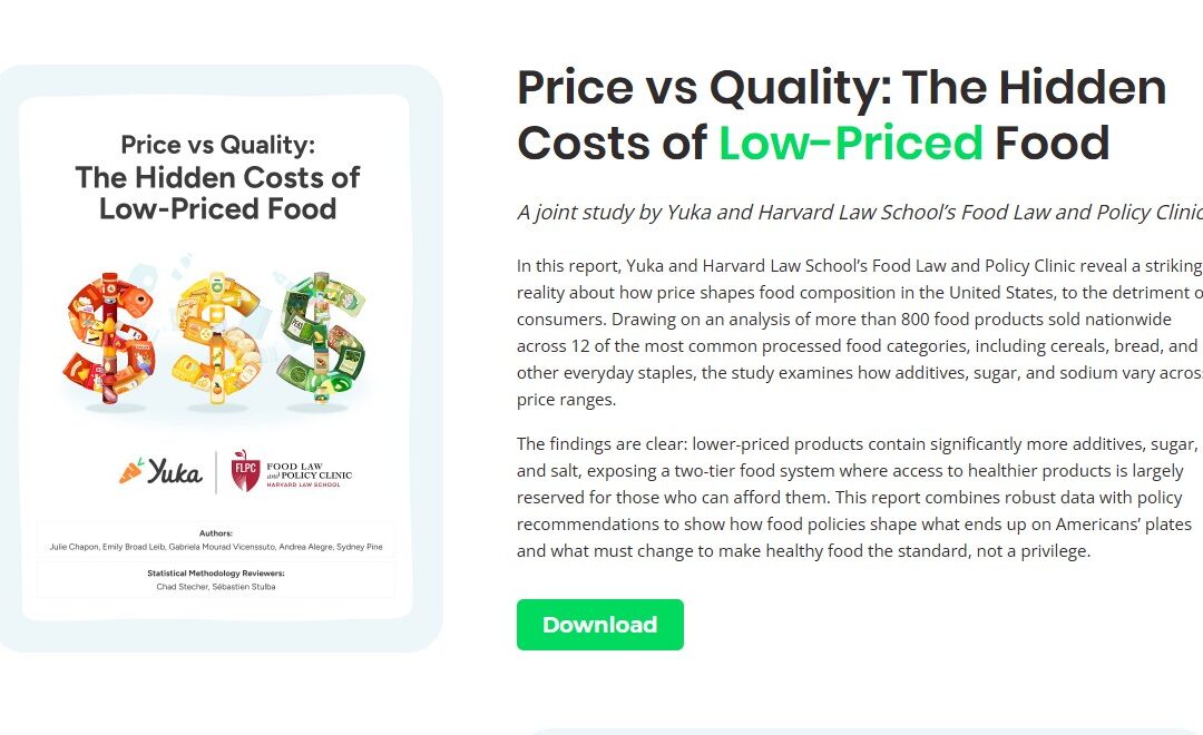 Yuka: Price vs Quality: The Hidden Costs of Low-Priced Food
