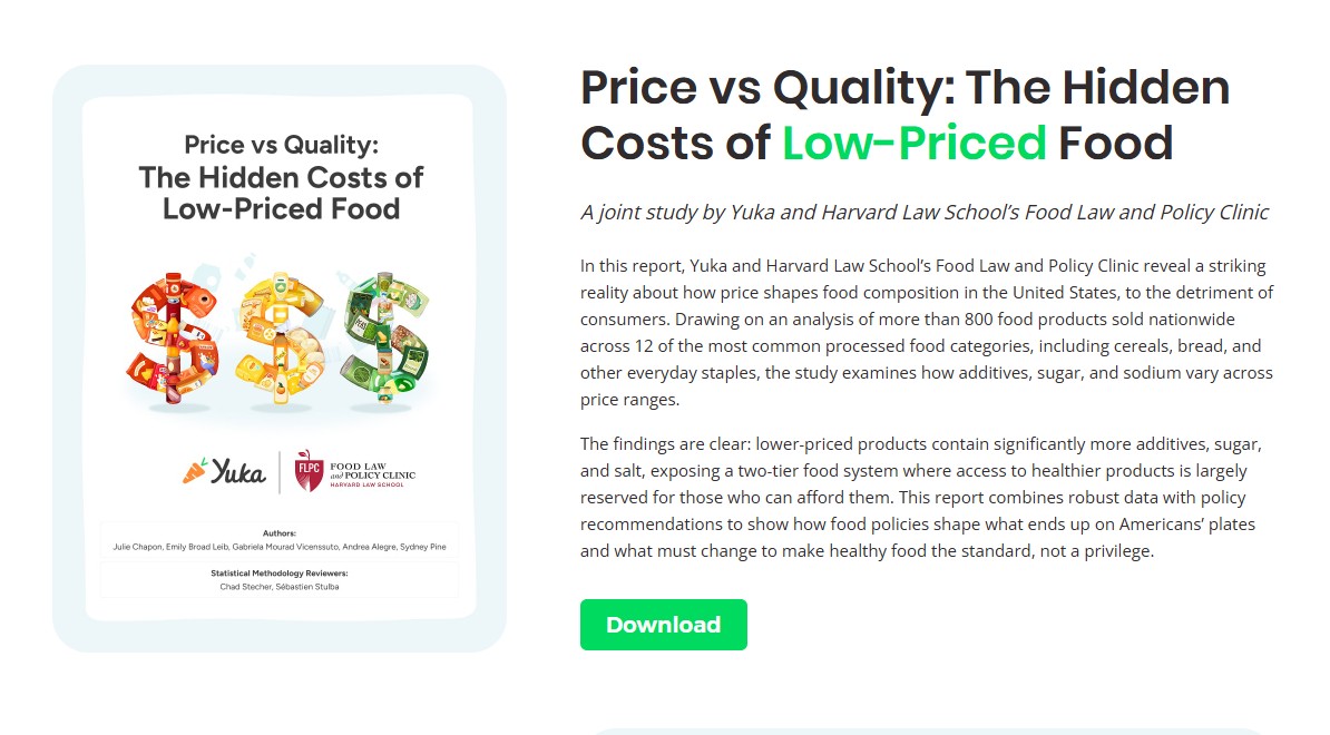 Yuka: Price vs Quality: The Hidden Costs of Low-Priced Food | Urban ...