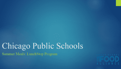 Summer Meals: LunchStop Program