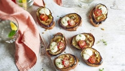 Fresh Attitude Week Recipe: Eggplant Crostinis from Interfel